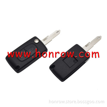 Citroen 206 blade 2 button flip remote blank key fobs ( 206 Blade - 2Button - No Battery Place)